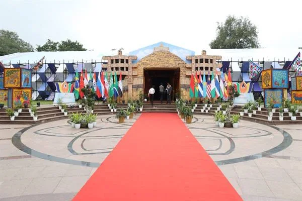 भोपाल ब्रिक्स संस्कृति सम्मेलन की तीन प्रदर्शनियों से जुड़ा विज्ञप्ति चित्र