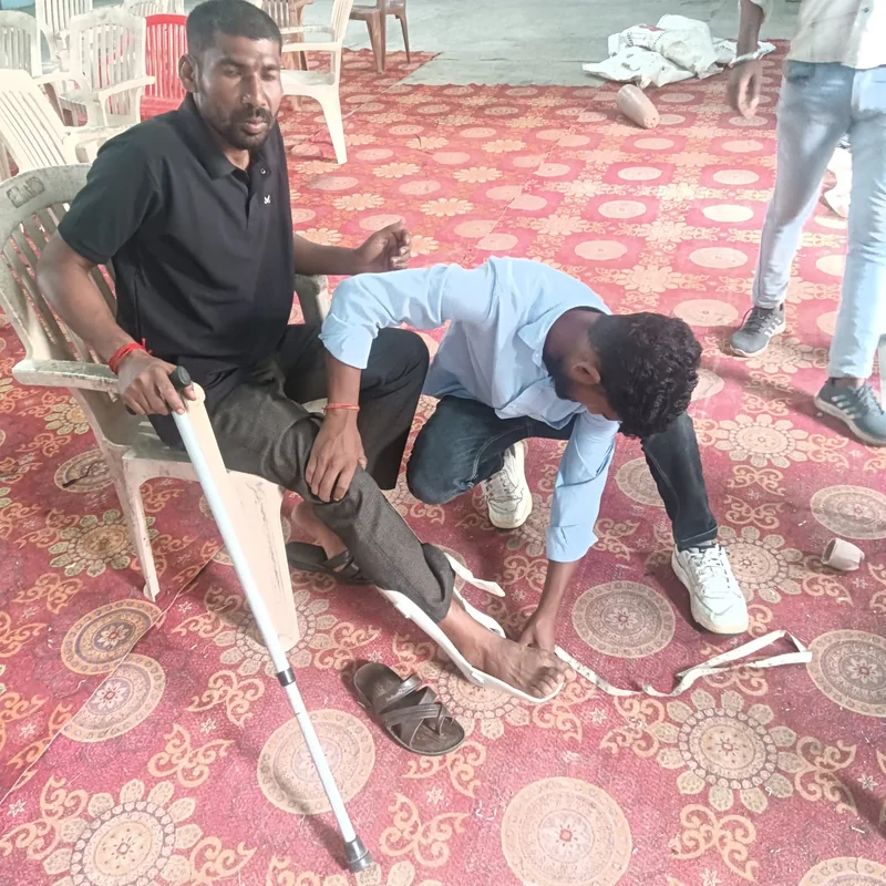 दिव्यांगजनों के लिए जांच एवं परीक्षण शिविर आयोजित